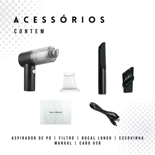 Aspirador de Mão Portátil USB